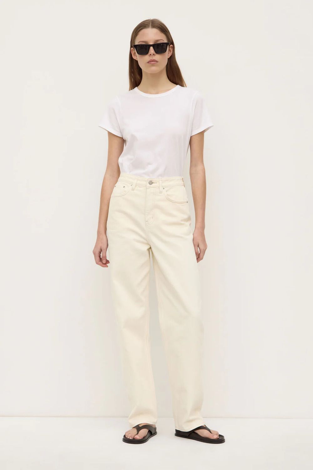 Assembly Label High Straight Jeans