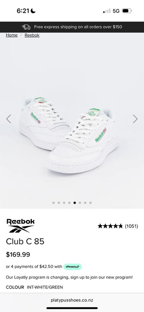 Reebok Club C 85