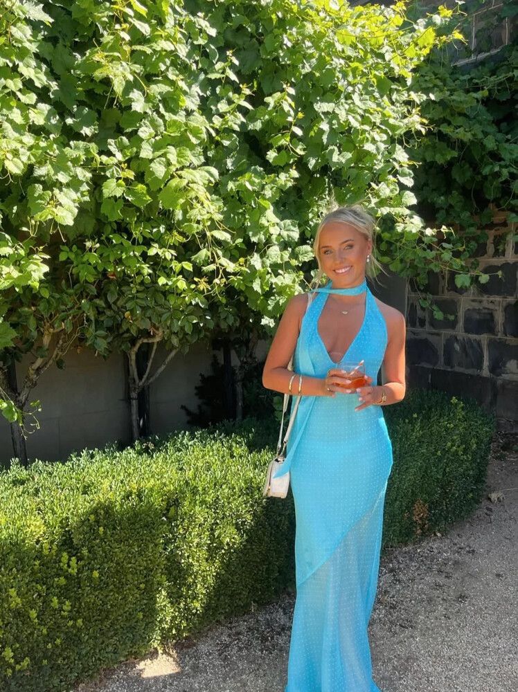 Jasmine maxi blue lagoon