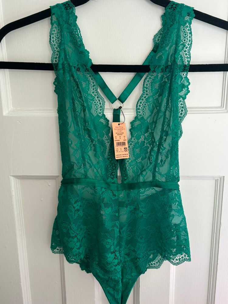 Royal Plunge Bodysuit
