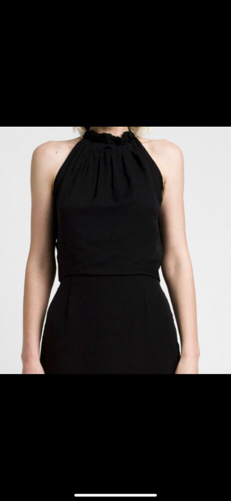 Liam Halter Dress Black