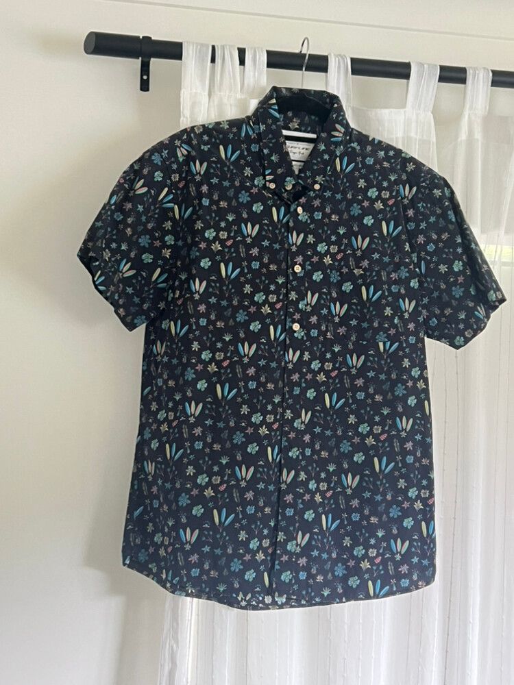 Barkers cotton short sleeve shirt size M