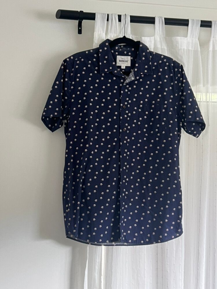 Barkers Cotton Short Sleeve Shirt size M