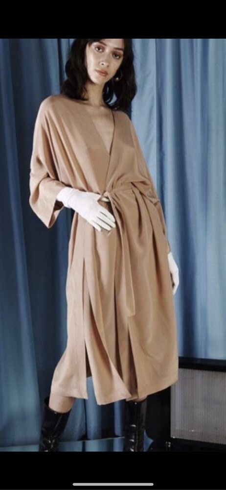 Brand new Miss crabb robe SILK with sash RRP$620