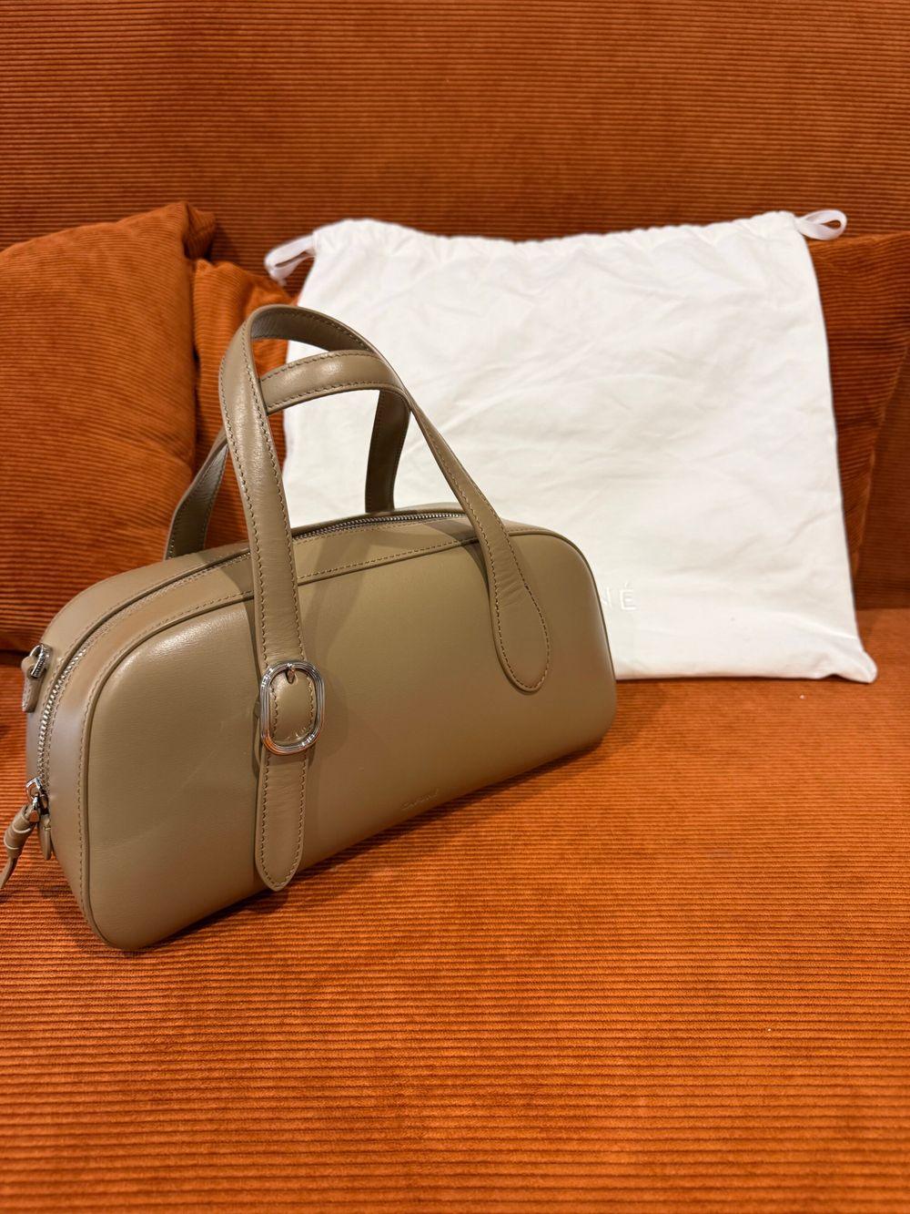 Cafuné Small Asra Boston Bag - Clay