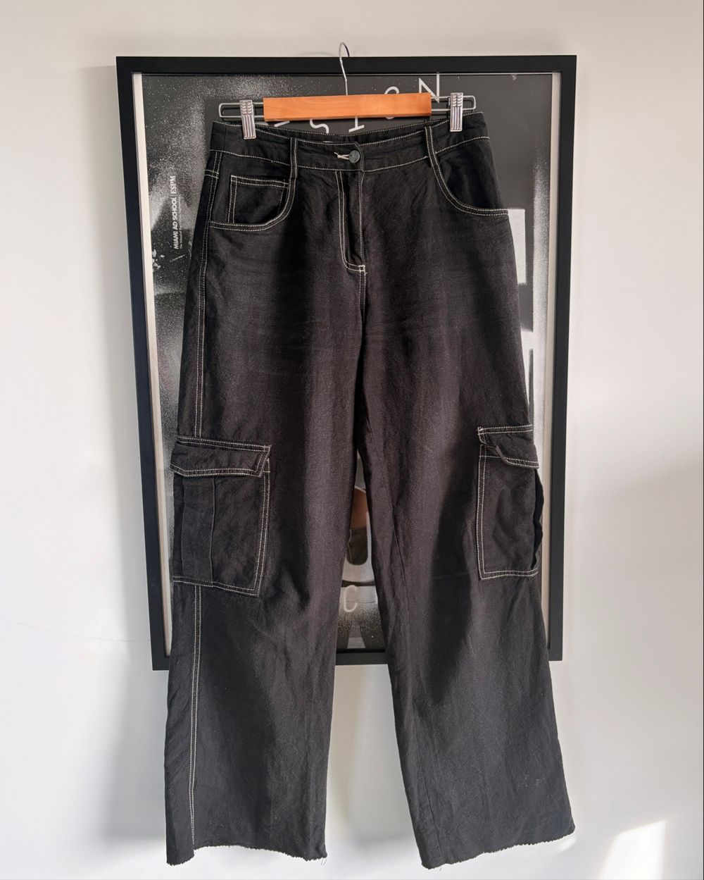 Black Baggy Cargo pants