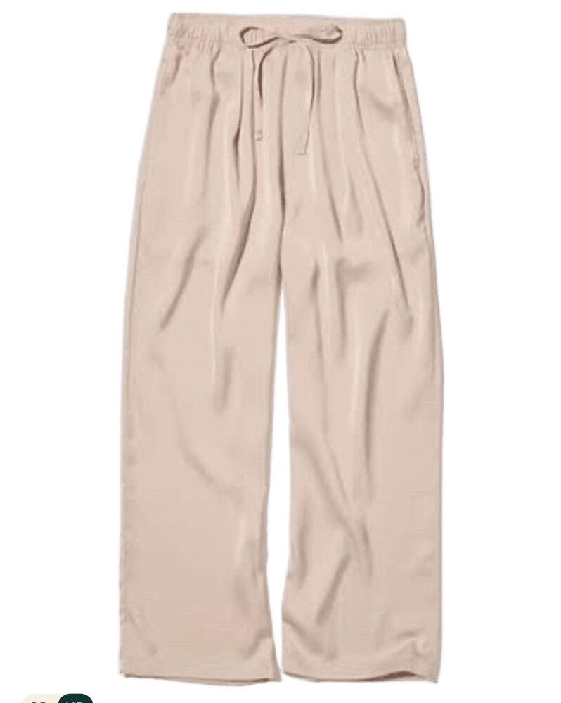 Uniqlo Silky Pants - Champagne