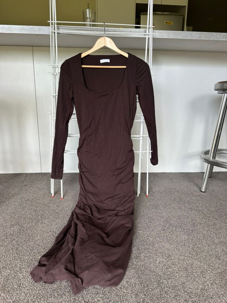 Kookai - Kookai brown long dress on Designer Wardrobe