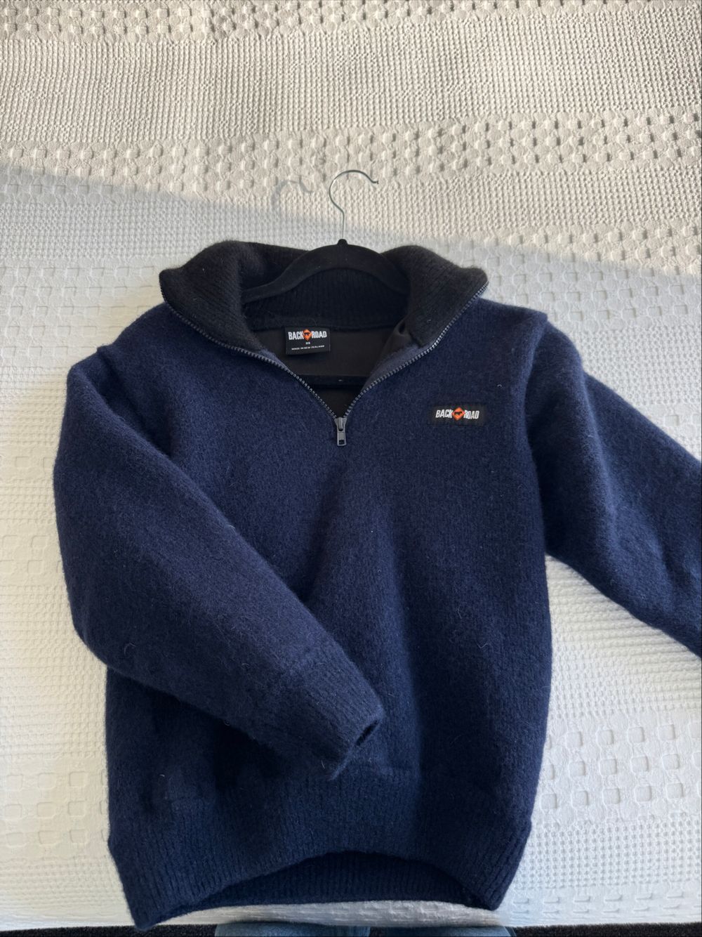 Back Road Navy Half-Zip Jumper