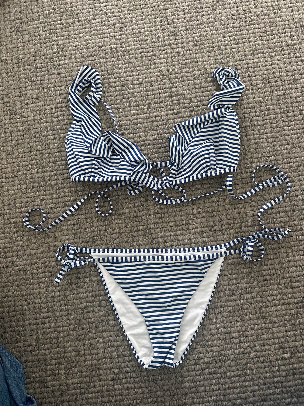 Striped Bikini Set