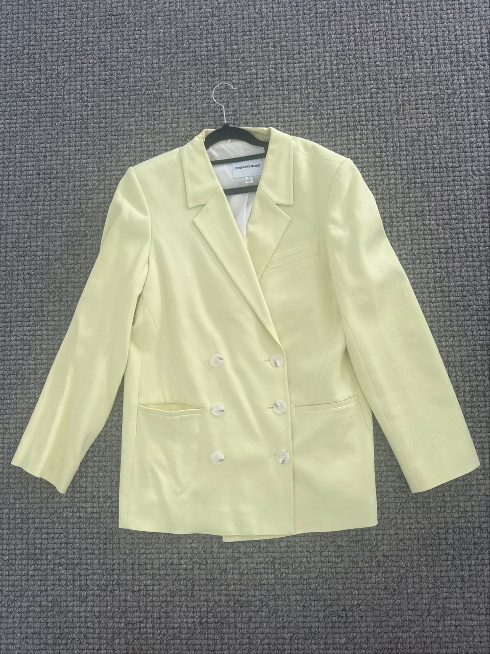 Pastel/neon Yellow Blazer