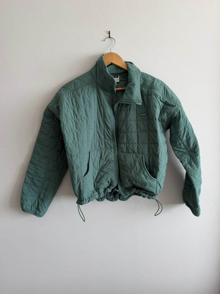 LSKD Green Quilted Jacket