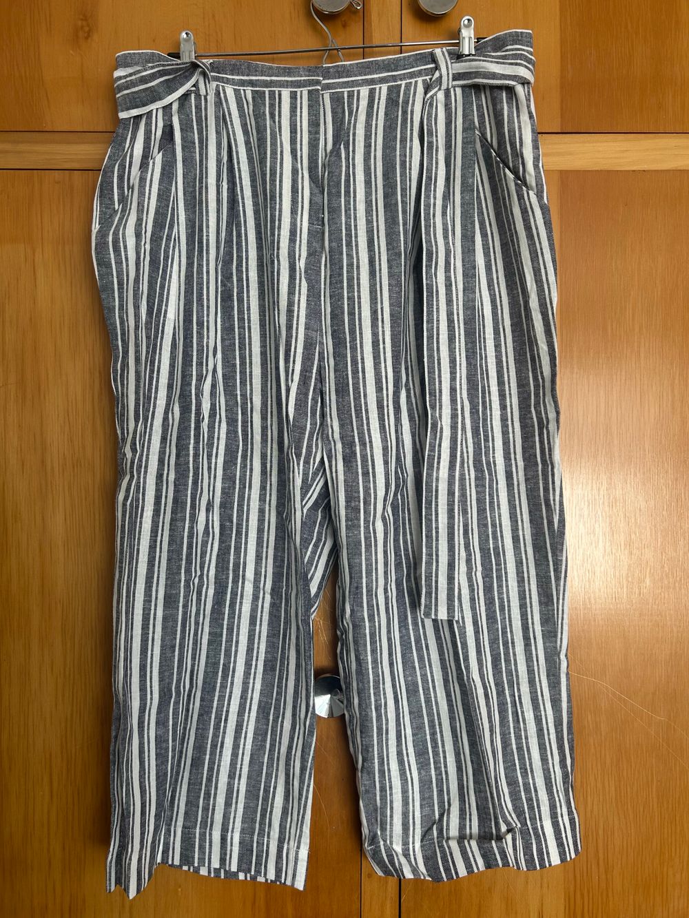 Capture Blue Striped Pants