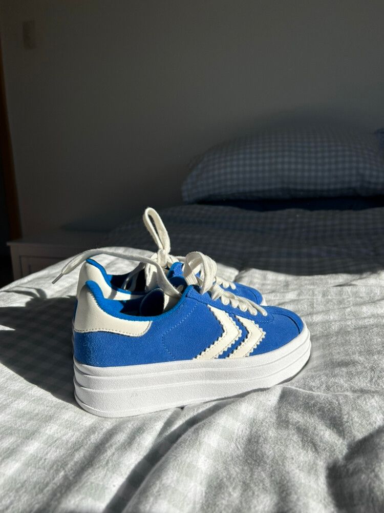 Alfie & Evie Blue Platform Sneakers
