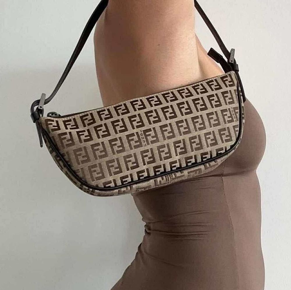Fendi monogram pochette shoulder bag