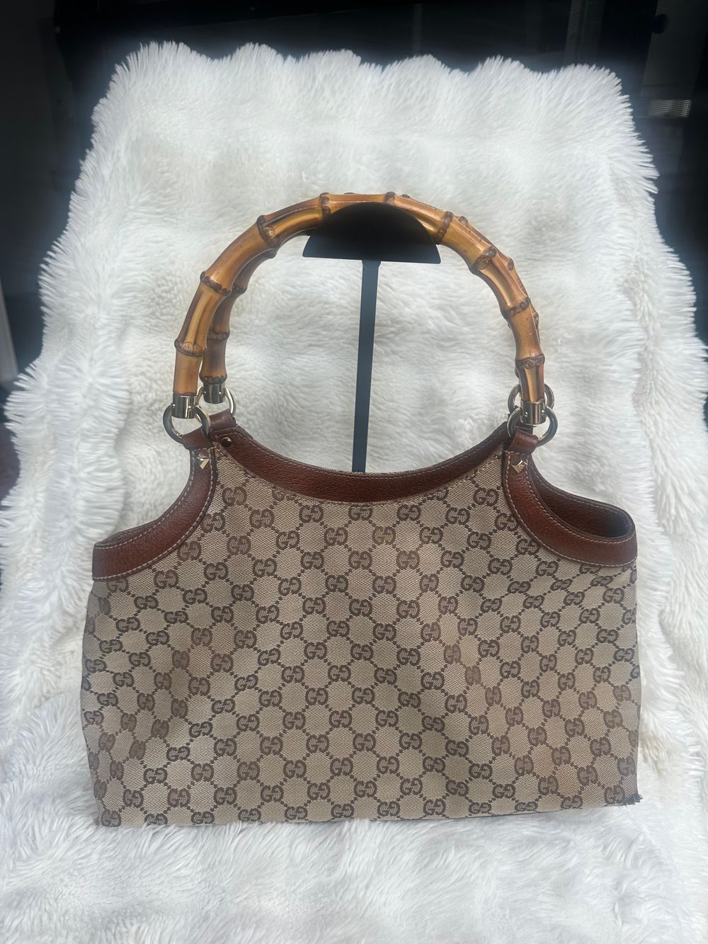 Gucci bamboo tote
