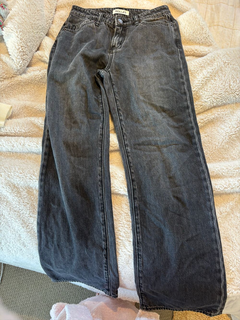 Rolla's Black Heidi Low Jeans