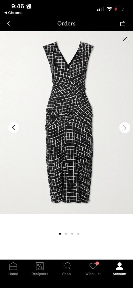 Dries van Noten checked midi dress