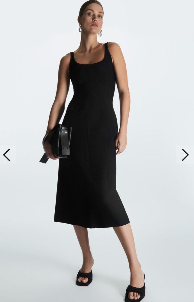 COS - Corset Style A Line Midi Dress on Designer Wardrobe