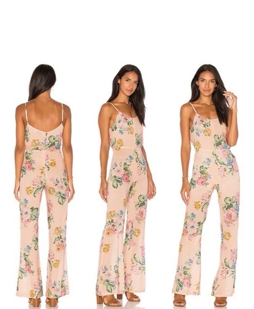 Auguste Delilah Bloom Pintuck Jumpsuit