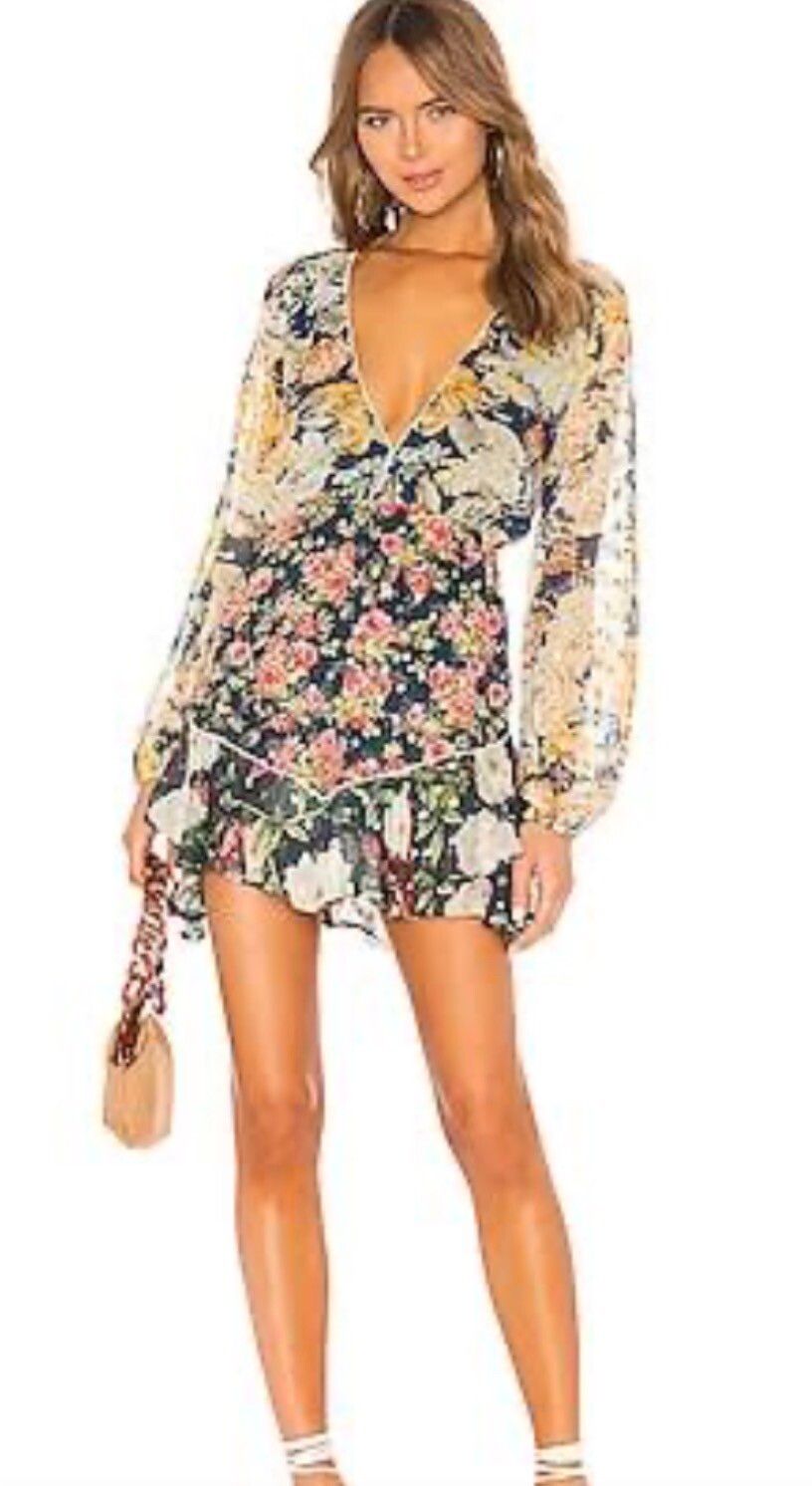 Hemant & Nandita Floral Mini Dress