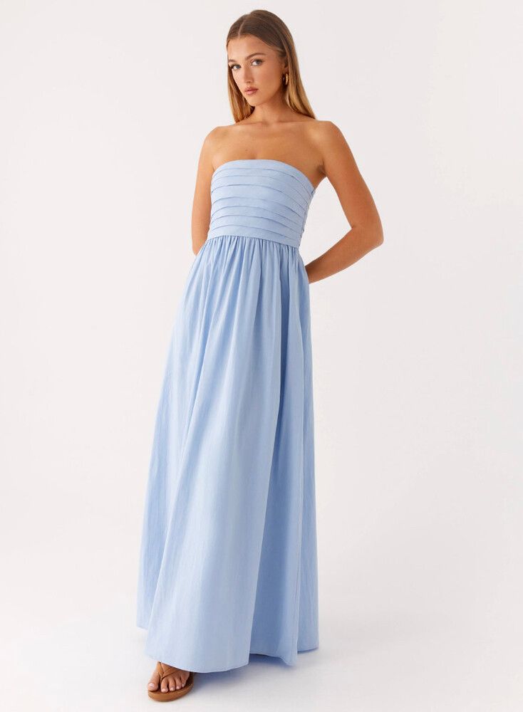 tea length tulle dress Shiny Tulle Off the Shoulder Light Blue Tea Length Prom Dress, Sky Blue / 16