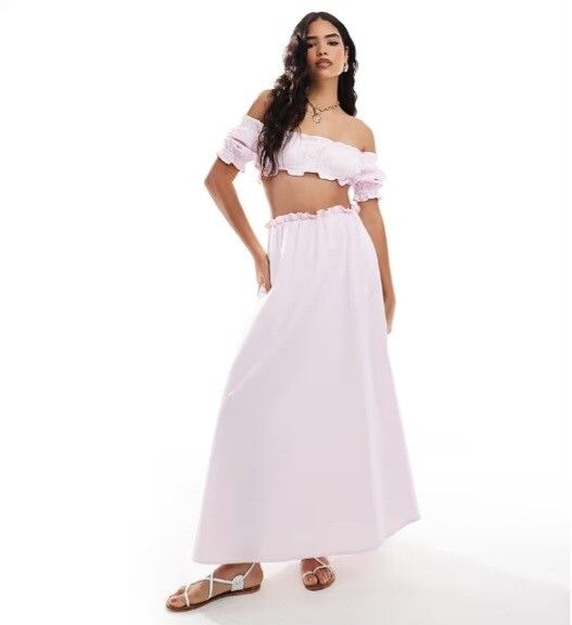 Poplin Full Hem Skirt