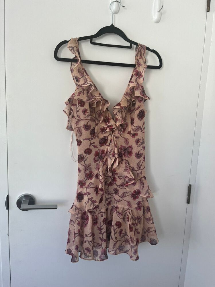 For Love & Lemons Floral Mini Dress