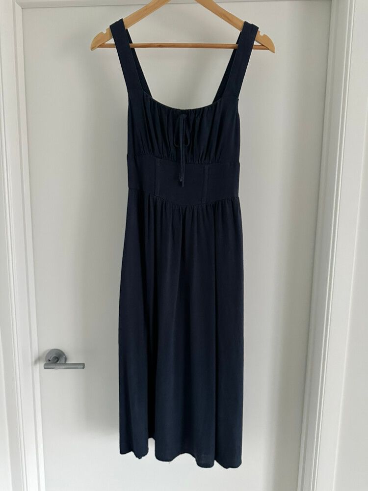 Linen Midi Dress
