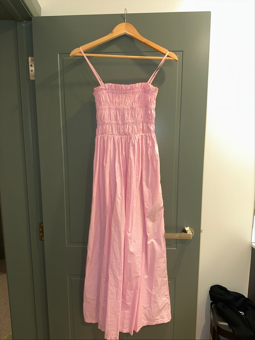 Pink cotton on Midi Dress