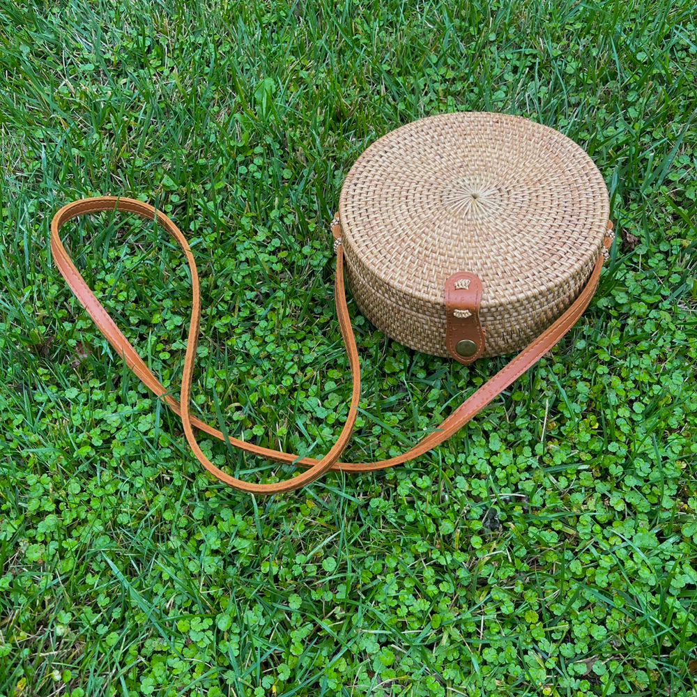 Woven Rattan Bag