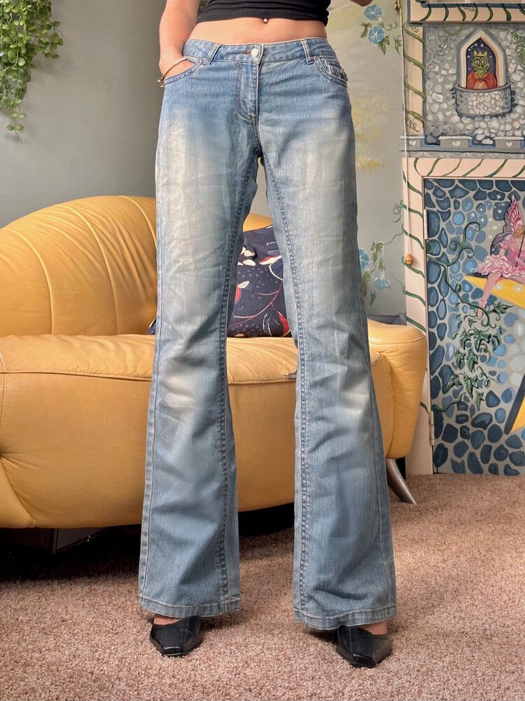 vintage y2k bootleg jeans