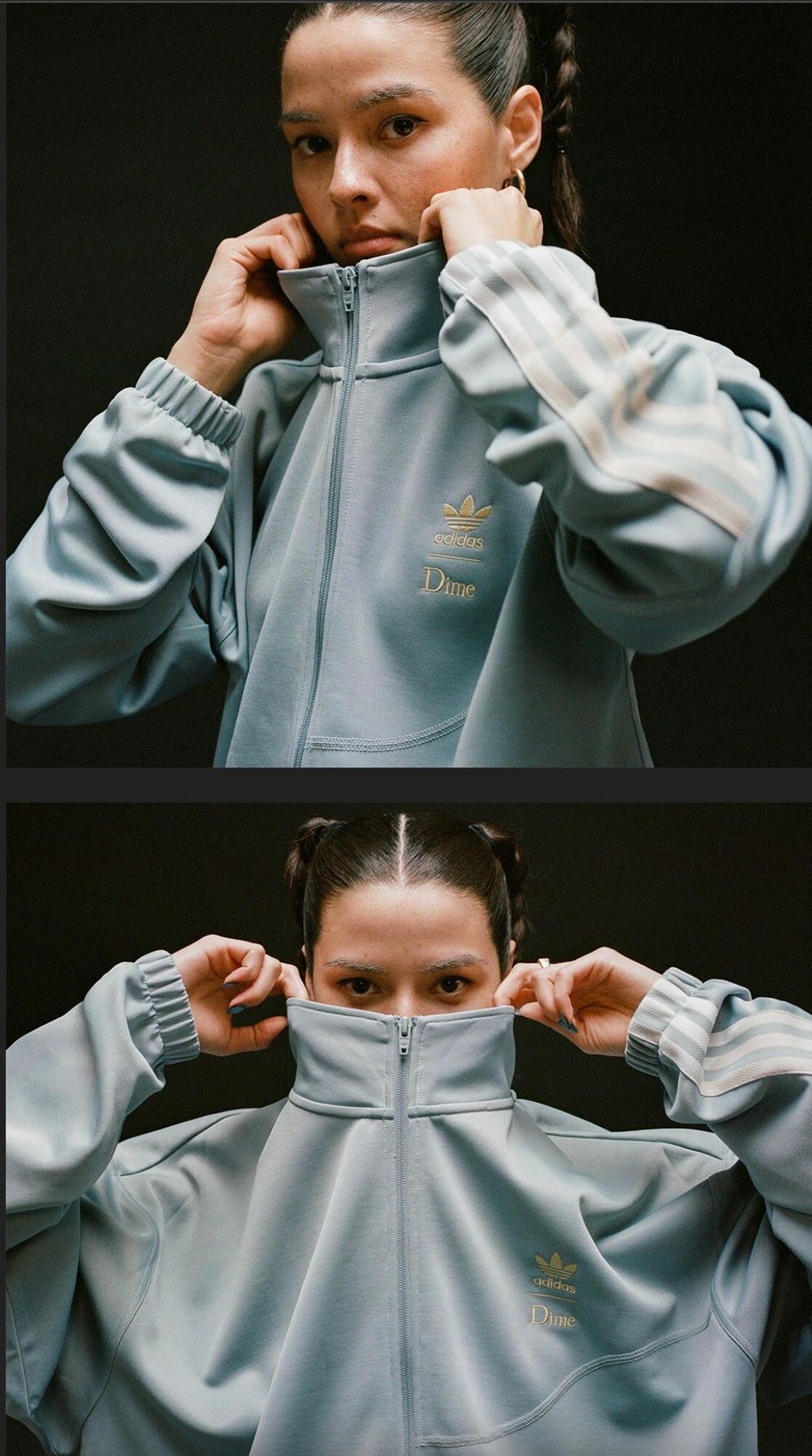 Adidas - ADIDAS x DIME SUPERFIRE TRACK JACKET “MAGIC GREY” on