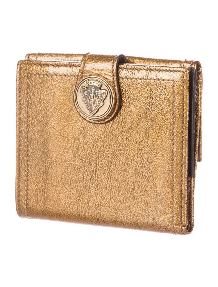 Gucci Hysteria Gold Patent Wallet – AUTHENTICATED