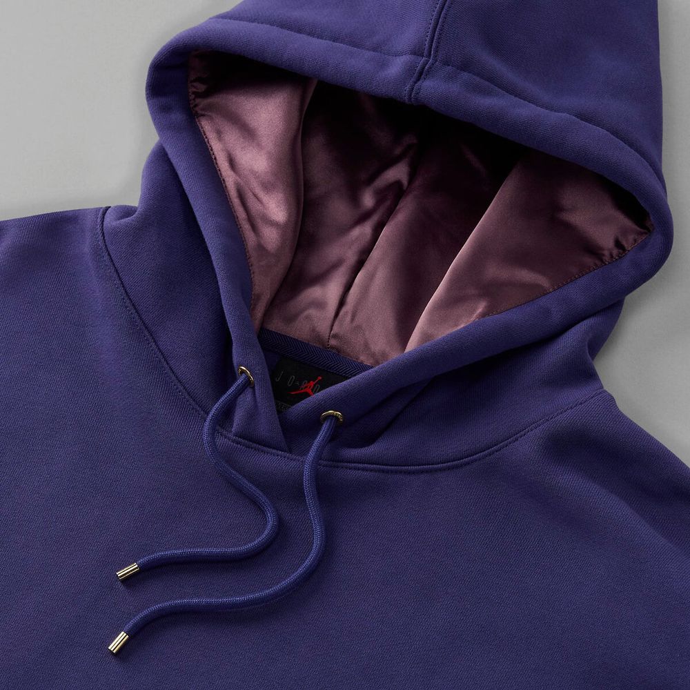 Jordan Satin hood Purple Hoodie