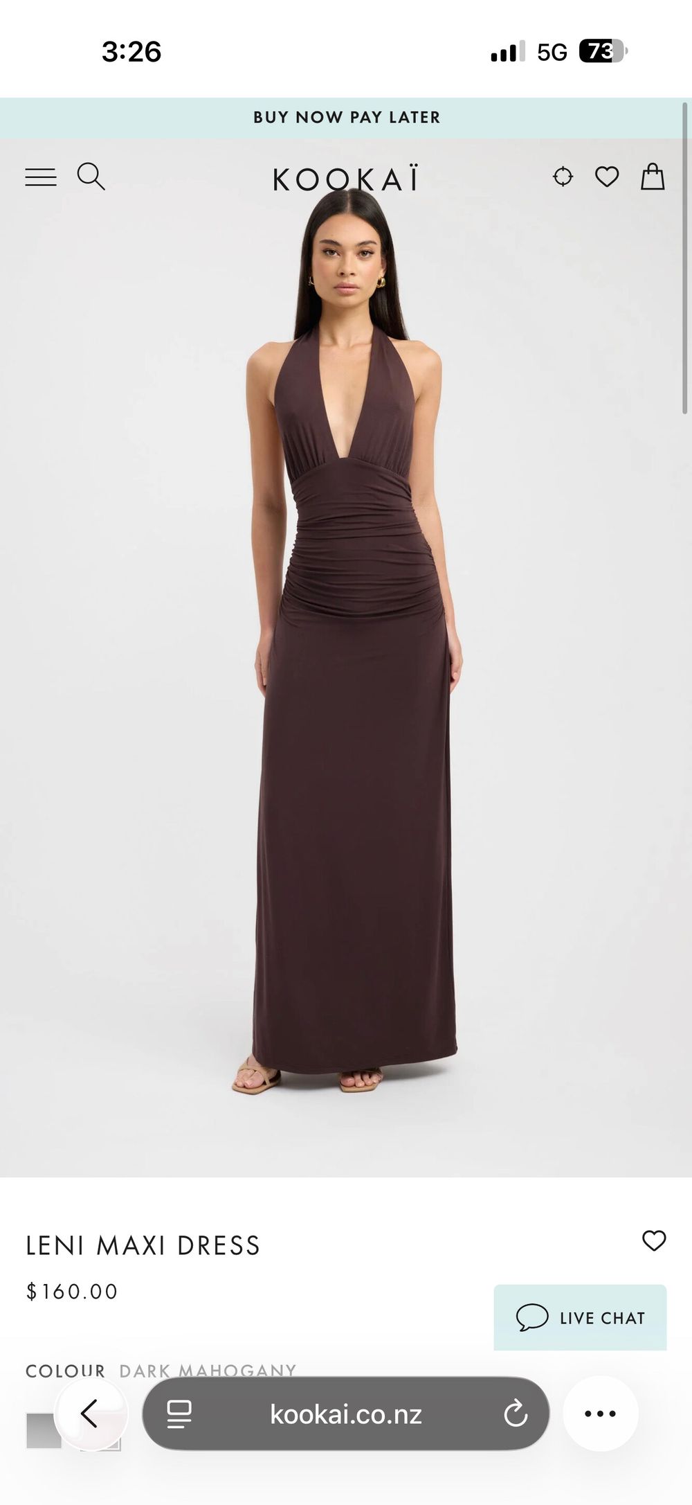 kookai leni maxi dress brown Crochet Cover-Up Dress - accentuating the silhouette puff prints Brand Name:Bamba swim