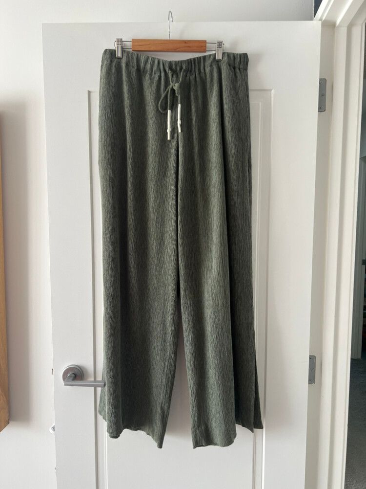 Camilla and Marc Khaki Wide Leg Pant