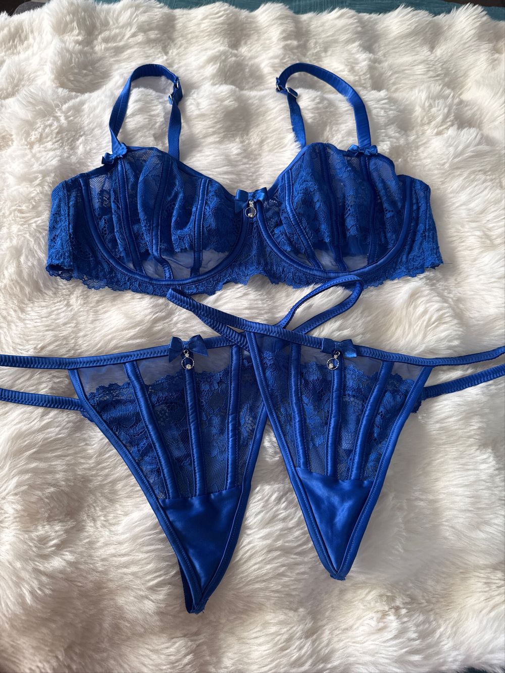 Blue Lace Set