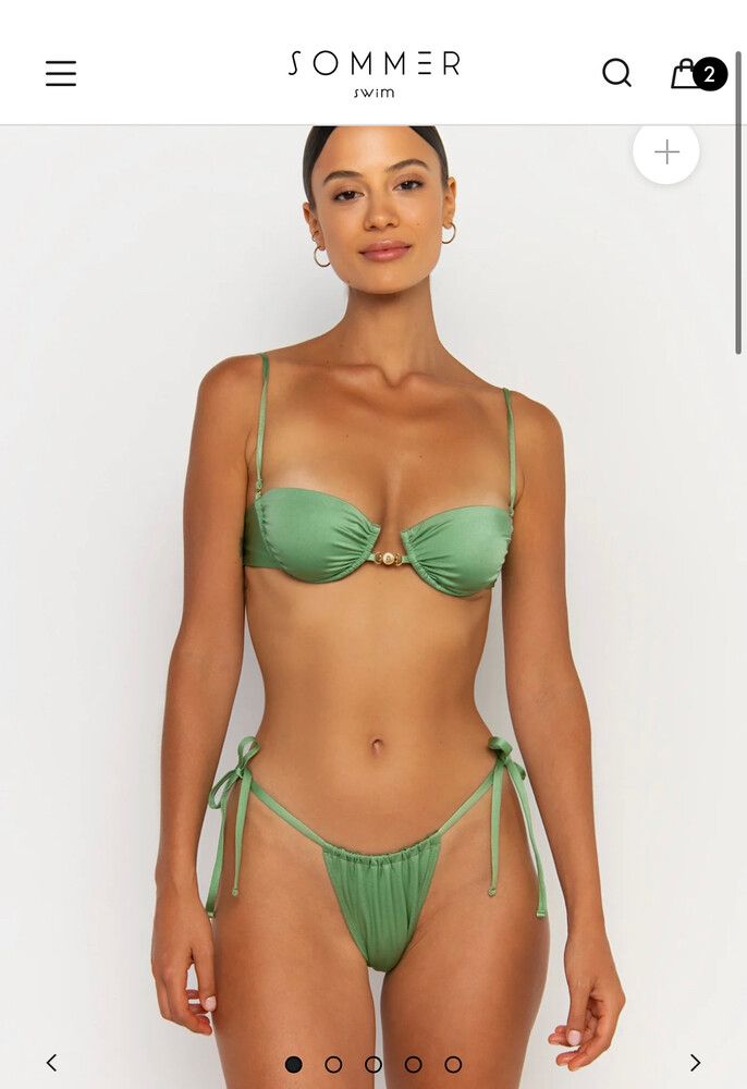 Harper Balconette Top + Paloma Tie Side Bikini