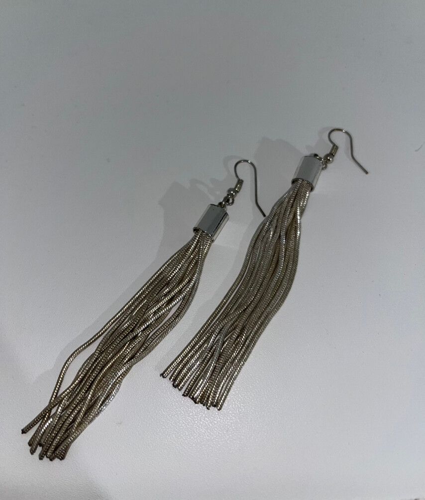 Silver Dangly Earrings