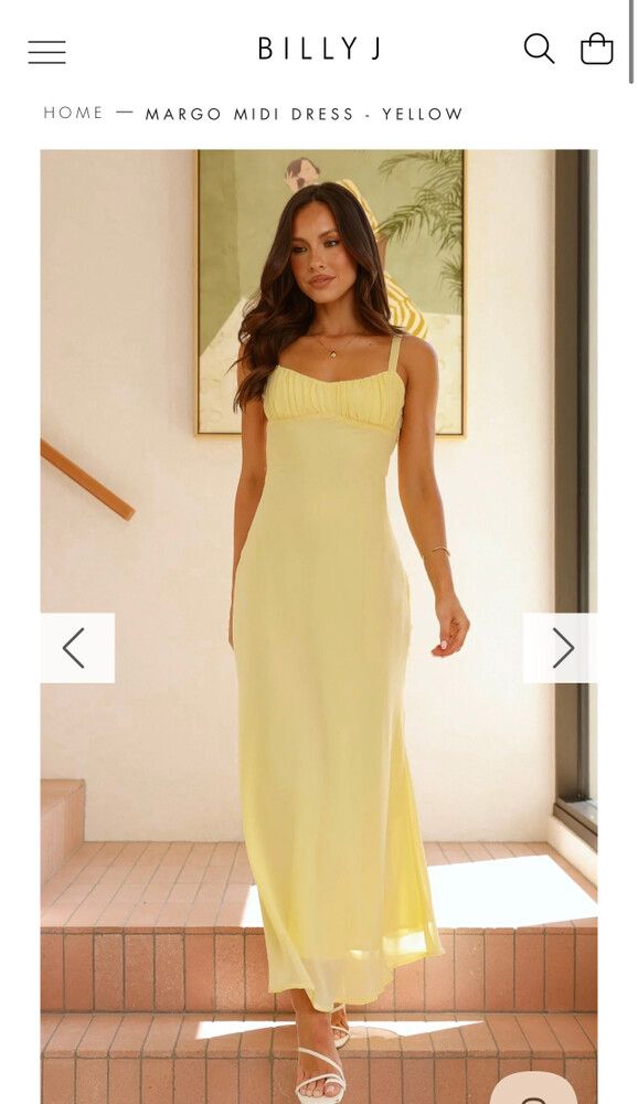 slim fit dress slacks Willow Maxi Dress - Soft Gold - Buy Women's Dresses main image 0