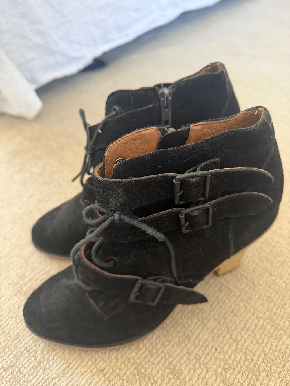 Black Suede Boots