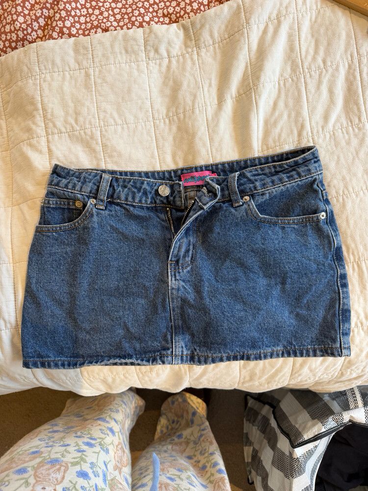 Edikted denim skirt
