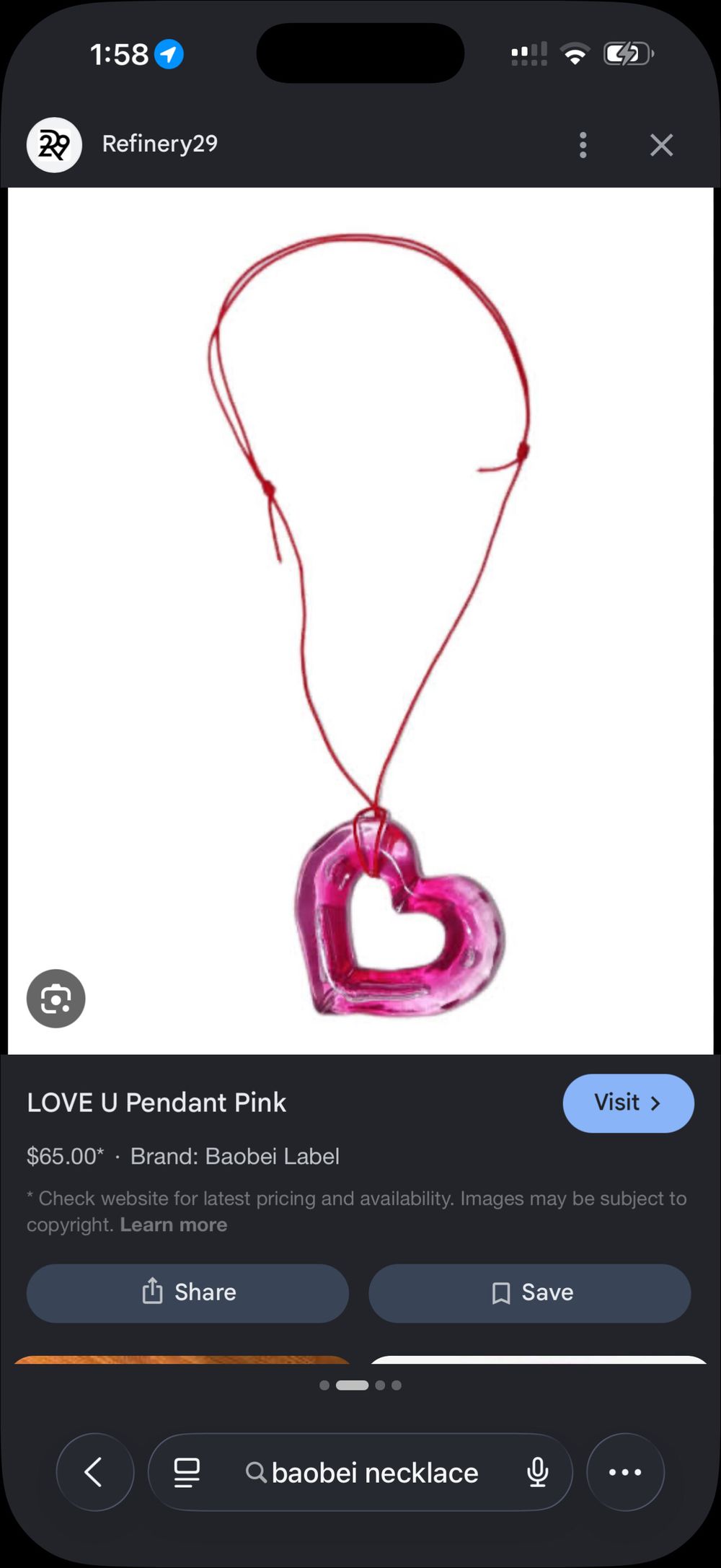 baobei necklace