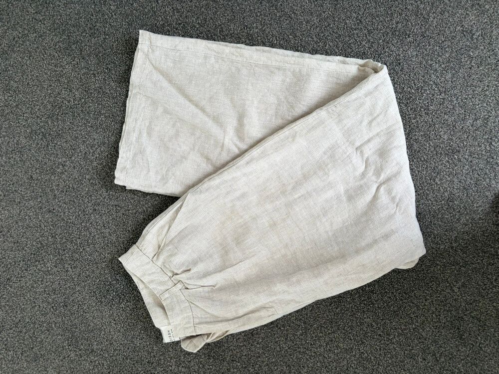 Dissh Beige Linen Pants