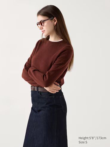 100% Cashmere Crew Neck Sweater