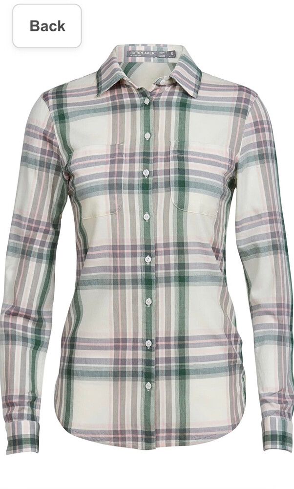 Icebreaker Merino Women's Kala Long Sleeve Shirt, Merino Wool