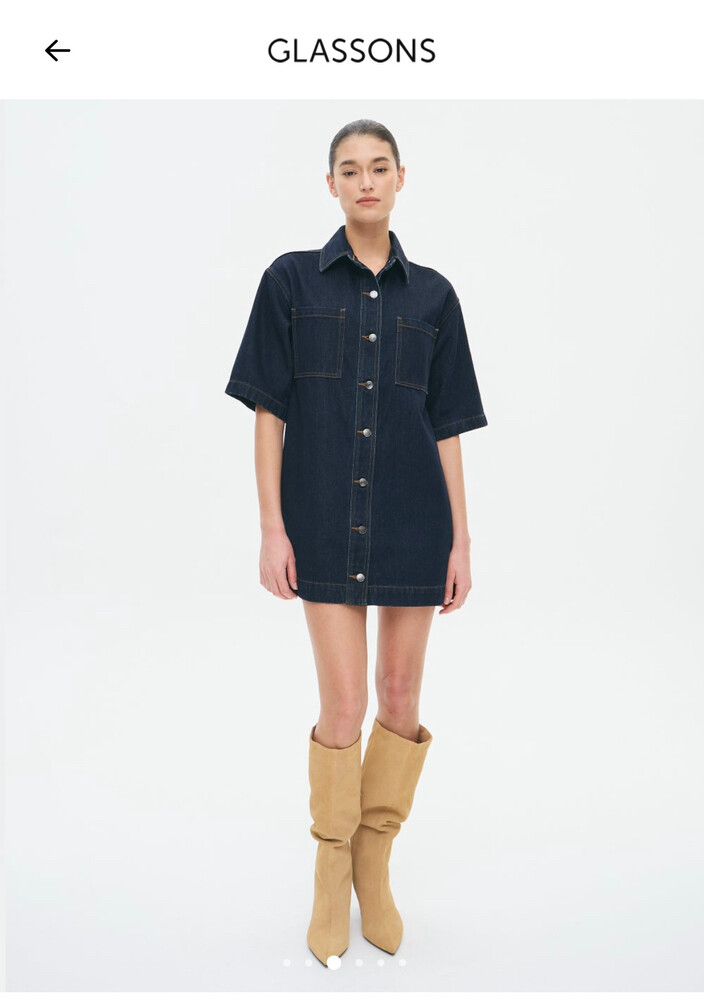 glassons denim dress Low Rise Denim Mini Skirt