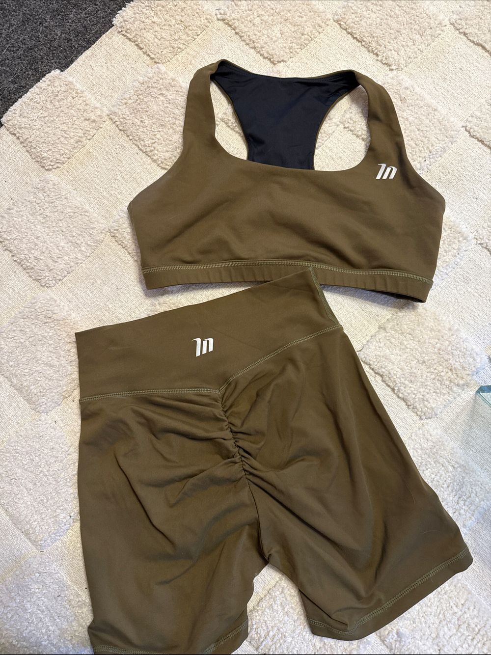 Muscle Nation Olive Green Active Set