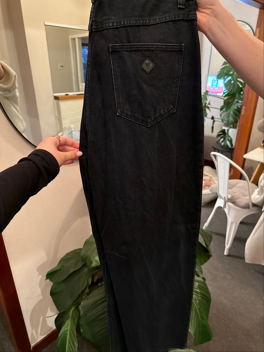 Abrand Jeans Black Slouch Jeans